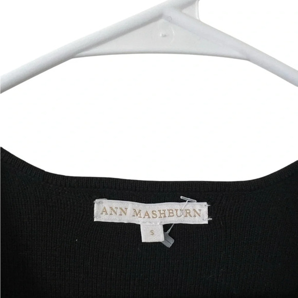 Ann Mashburn Black 100% Fine Merino Wool Dress - Picture 4 of 9